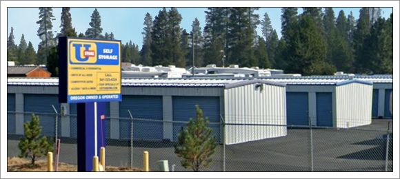 U-Store self storage La Pine Oregon location picture.